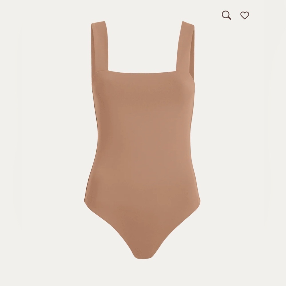 Nuuds Square Neck Tank bodysuit size Large